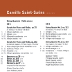 Saint-Saens String Quartets / Violin Pieces (2 CD) Серия: Apex инфо 3339r.