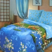 Постельное белье "Макао" (семейный КПБ, бязь, наволочки 70х70) хорошо вписывается в интерьер спальни инфо 3955r.